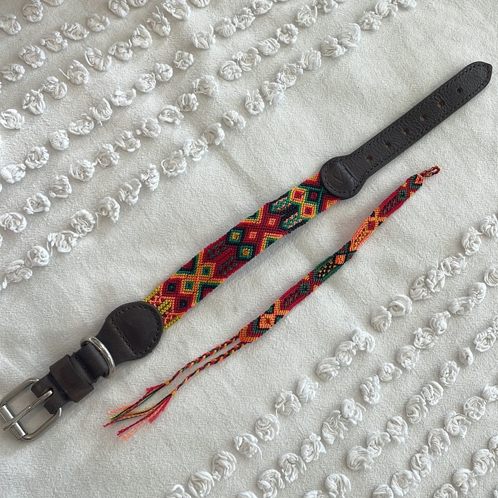 Dog Collar & matching bracelet